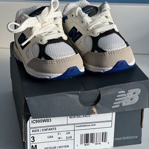 Size 3C New Balance brand new with tags and box